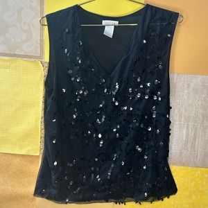 Worthington Shimmery Tank Top, Size Large